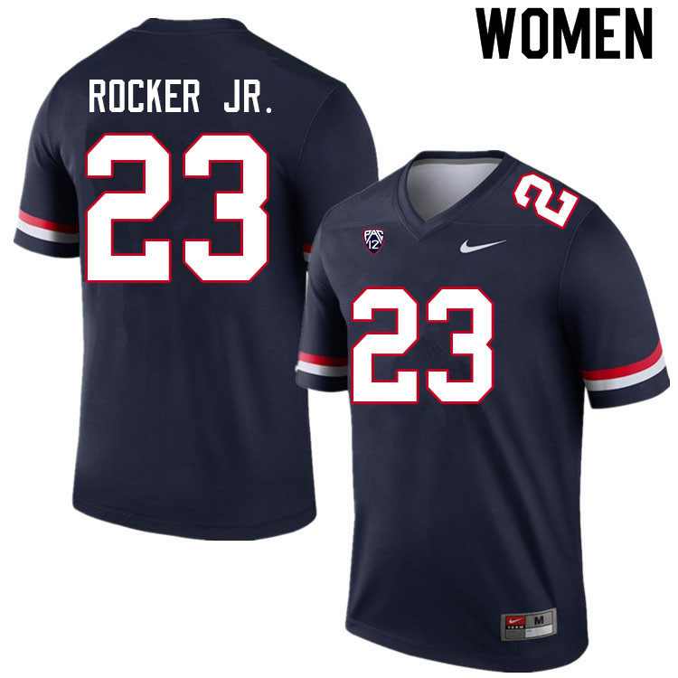 Women #23 Stevie Rocker Jr. Arizona Wildcats College Football Jerseys Sale-Navy - Click Image to Close